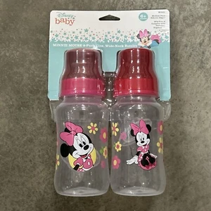 Disney Minnie Mouse "Sitting Pretty" 2-Pack Wide-neck Bottles (11 oz.) - fuchsia - Picture 1 of 5