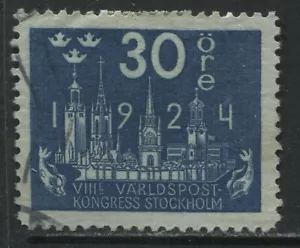 Sweden 1924 UPU 30 ore used - Picture 1 of 1