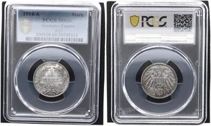 1 Mark 1914-A J.17 PCGS MS66 Brilliant Uncirculated 116504 - Picture 1 of 1