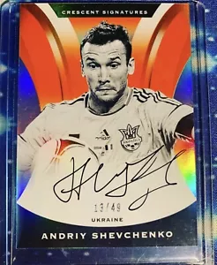 Andriy Shevchenko Panini Nobility 2017 Auto /49 Ukraine, AC Milan, Chelsea - Picture 1 of 1