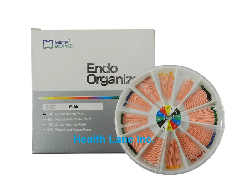 Meta Biomed Gutta Percha & Paper Points Endo Organizer Color Coded EMPTY #15-80 - Image 1 of 1