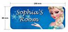 Frozen Elsa Türplakette 2 - Prinzessin personalisierte Kinder Schlafzimmer Schild Mädchen