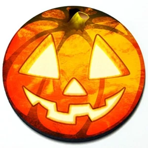 Jack-O-Lantern 2 - Insignia de parrilla imán calabaza de Halloween para MINI Cooper - Imagen 1 de 3