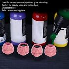 (Pink)200pcs Tattoo Ink Cups Disposable Stable Base Thicken Deepen AGS