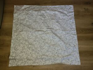 Yves Delorme Palaise Royal "Acanthus Leaves Silvery Gray Sateen" Euro Sham
