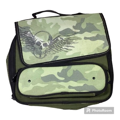 Thermos Camo Lunch Box Bag Thermos Skull Wings Logo 10x8x3.5 - Image 1 of 3
