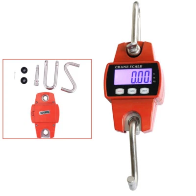 300kg H?ngewaage Elektronische Digital Kranwaage Ablesbarkeit 0,1 kg Wildwaage - Bild 1 von 4