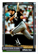 1992 Topps #630 Carlton Fisk Chicago White Sox HOF