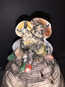 Keramik Bienenstock Hummel Schmuckschatulle Retro Vintage - Bild 1 von 7