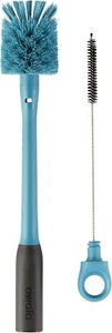 Owala 2-in-1 Water Bottle Brush Cleaner and Water Brush, Smokey Blue - Picture 1 of 6
