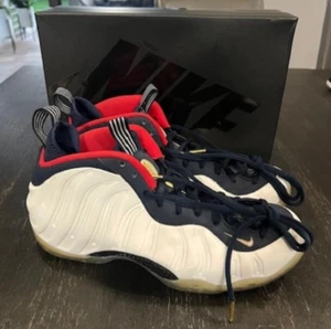 Hombres Nike Air Foamposite One PRM Olympic "Penny" Baloncesto EE. UU. 575420-400 Talla 12 - Imagen 1 de 5