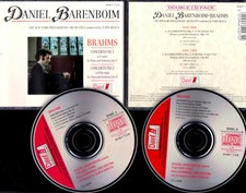 DANIEL BARENBOIM / ZUBIN MEHTA: PIANO-CONC. 1 & 2 v. BRAHMS – 2-CD-BOX m. NEW YO