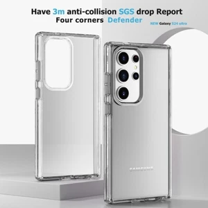 UTIA Ultimake Shockproof Case Cover for Samsung Galaxy S25 Ultra - Transparent - Picture 1 of 7