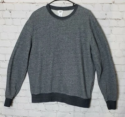 H&M Conscious Mujer 2 Tonos Gris Sudadera Cremallera Lateral, Manga Larga Talla XL Foto 1 de 4