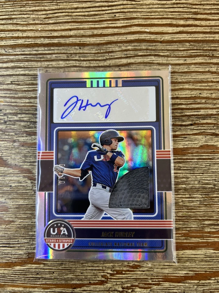 2023 Panini Stars & Stripes - Jack Hurley - D-BACKS USA Patch Auto #d 07/10 - Image 1 of 3