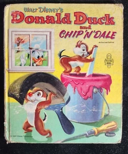Walt Disney's Donald Duck and Chip n Dale 1954 Whitman HC Tell a Tale. Our T3924 - Picture 1 of 8