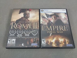 2 PC Total War Rome II + Total War Empire Video Games Sega - Picture 1 of 16