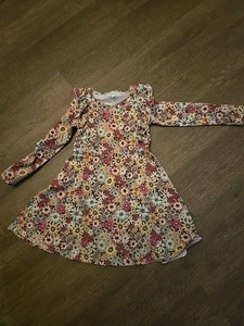 Vestido acampanado floral multicolor manga larga Btween, 6 - Imagen 1 de 5