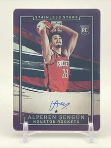 2021-22 Impeccable Alperen Sengun RC Rookie Purple Stainless Stars Auto /49 - Picture 1 of 2