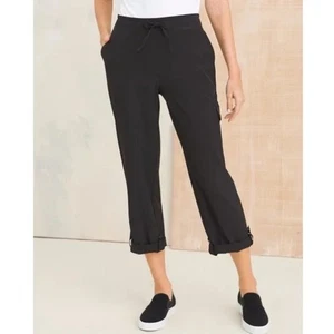 Chico's Zenergy wandelbare Utility kurze Hose in Schwarz Neu mit Etikett Größe 3/XL  - Bild 1 von 7