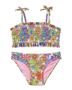 Kensie Floral Print Swimsuit - Picture 1 of 5