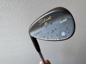 Titleist Vokey SM6 56° Wedge F Grind 14 Bounce Raw Finish Left Hand Golf Club - Picture 1 of 9