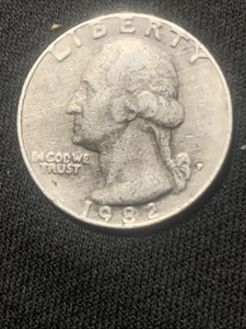 1982 P Quarter With Filled "P" Mint Mark And Multiple Errors On Obverse/Reverse. - Picture 1 of 13