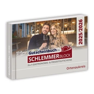 Schlemmerblock 2026 ORTENAUKREIS & Umgebung Gutscheinbuch - Mit Mobile Code NEU - Bild 1 von 2