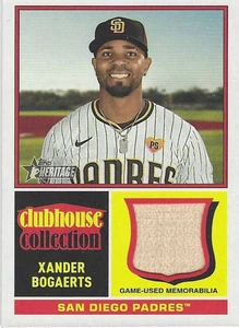 Béisbol Topps Heritage 2025 - Xander Bogaerts - Bate usado en juego - CCR-XB - Padres - Imagen 1 de 2