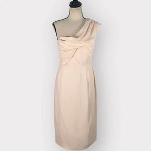 Reiss Riana Pink One Shoulder Bodycon Dress Women's Size 8 UK/4 US NWT - Picture 1 of 8