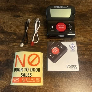 CPR V5000 Call Blocker for Landline Phones - Block All Robo & Spam Calls - NIOB - Zdjęcie 1 z 7