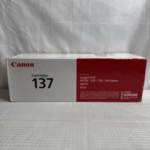 Canon Original Patrone 137 Laserdrucker Toner schwarz VERSIEGELT LESEN - Bild 1 von 8