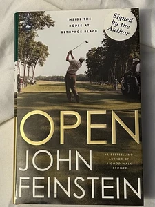 Autogramm 1. Auflage Open Inside the Ropes at Bethpage Black John Feinstein - Bild 1 von 5