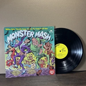 1977 Monster Mash LP Peter Pan 8126, Purple People Eater Dinner With Drac Witch - Imagen 1 de 8