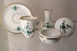 Colección Wien Augarten Prinz Eugen taza con tapa UT jarrón 1. Wahl - Imagen 1 de 12