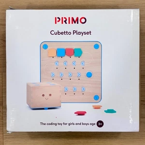 Primo Cubetto Coding Robot for Kids 3+- Complete Set with 4 Extra Expansion Sets - Picture 1 of 5