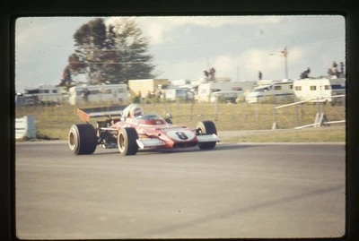 Clay Regazzoni #8 Ferrari 312 - 1972 US Grand Prix Watkins Glen - Vtg Race Slide - Image 1 of 3