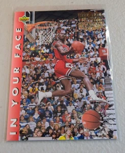 1992-93 Upper Deck In Your Face Michael Jordan Chicago Bulls #453 - Picture 1 of 2