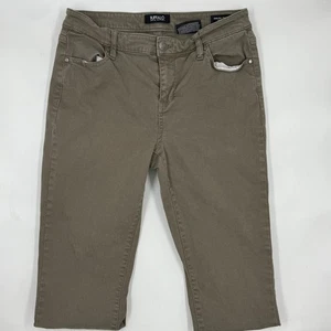 Buffalo Womens Avalon Pants Size 6 Green Soft Stretch Cotton Ankle Skinny Fit - Picture 1 of 10