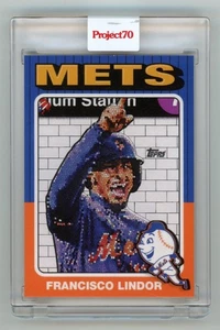 2021 Topps Project 70 Card #160 - 1975 Francisco Lindor by Jeff Staple PR /1531 - Bild 1 von 2