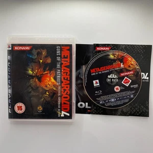 Metal Gear Solid 4 PS3 (PlayStation 3) Manual Included - Picture 1 of 2
