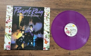PRINCE PURPLE RAIN VINYL LP . PURPLE VINYL . ORIGINAL 1984 - Picture 1 of 7