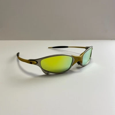 Oakley X-Metal Juliet 1.0 Sunglasses Silver And Gold Frame New - Image 1 of 4