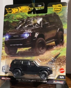 Sealed HOT WHEELS Premium Car Culture 2024 Toyota Land Cruiser 0/5 Black Chase! - Picture 1 of 4