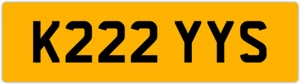 KERRY KERRYS KELLY KELLYS KATY KATYS PRIVATE REG CHERISHED NUMBER PLATE K222 YYS - Picture 1 of 5
