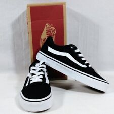 VANS Ward Canvas Women's Skater Shoes - Various Sizes - Black/White - NIB