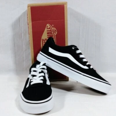 Zapatos para mujer VANS Ward de lona - Varias tallas - Negro/Blanco - Nuevos en caja Foto 1 de 4