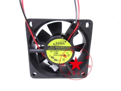ADDA AD0624MB-A70GL 6025 DC24V Axial Cooling Fan - Image 1 of 2