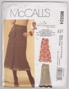 McCalls M5524 Gr 8 10 12 14 16 18 20 N Zieman Step-by-Step Rock Schnittmuster - Bild 1 von 2