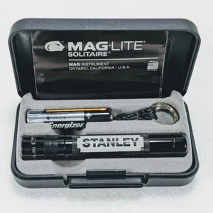 MAG-Lite Solitaire, Single Cell AAA Flashlight & Keychain, Clamshell Case, NEW - Picture 1 of 3